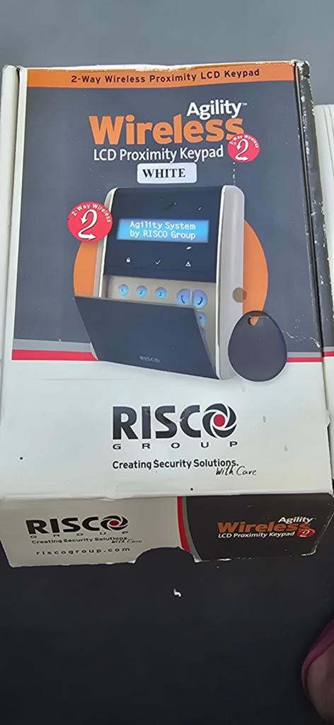 Risco Agility 2-Weg Draadloos LCD Proximity Keypad, Doe-het-zelf en Verbouw, Alarmsystemen, Ophalen of Verzenden