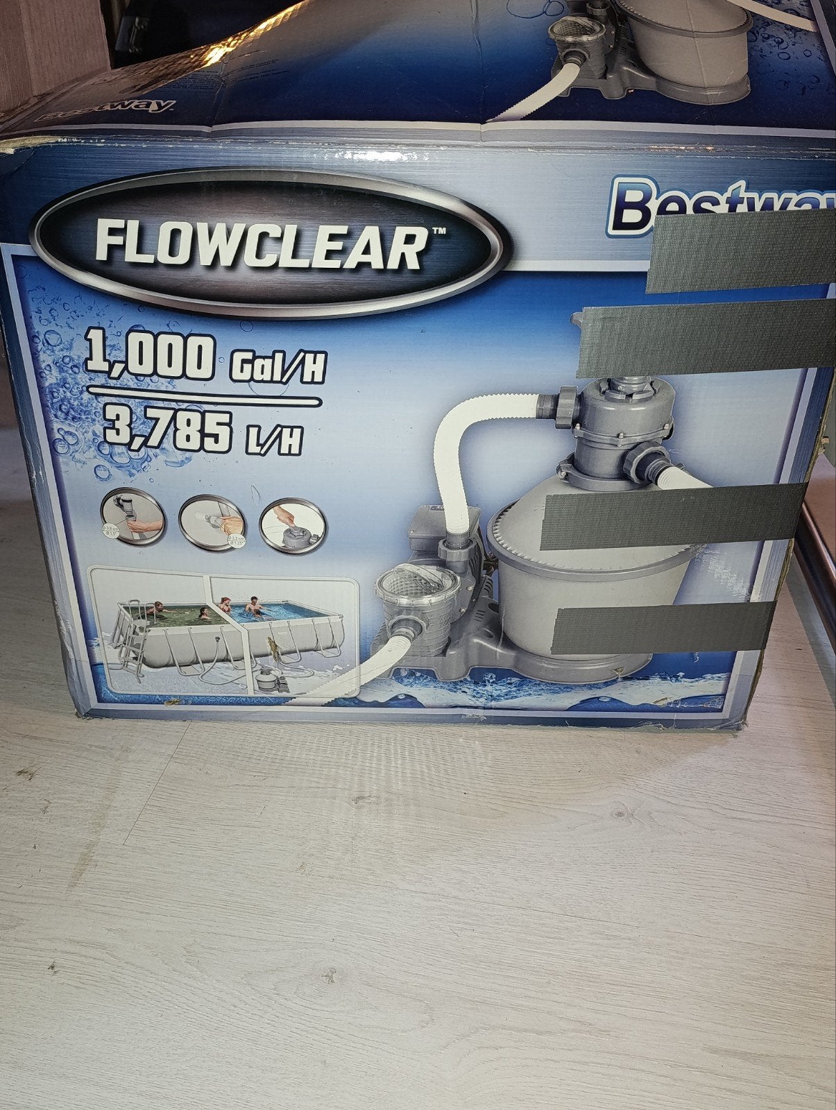 Bestway Flowclear zandfilterpomp 3.785 L/u, Tuin en Terras, Ophalen, Zo goed als nieuw, Zwembadpomp