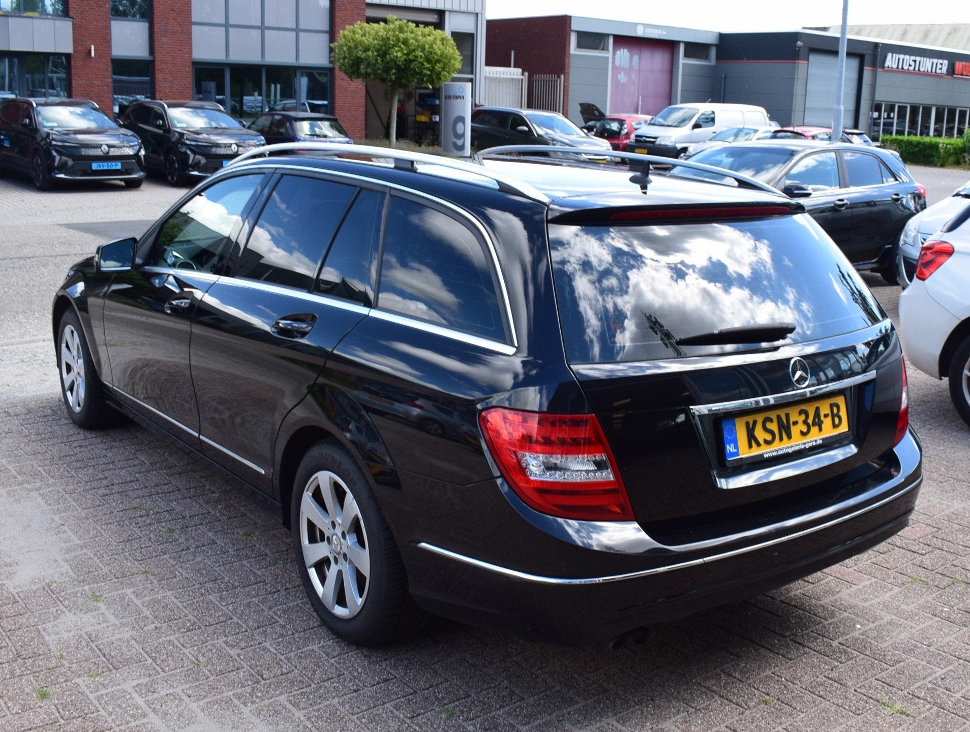 Mercedes-Benz C-klasse Estate 180 DAKRAAM|CLIMATE CONTROL|CR, Automaat, Achterwielaandrijving, Zwart, 1595 cc
