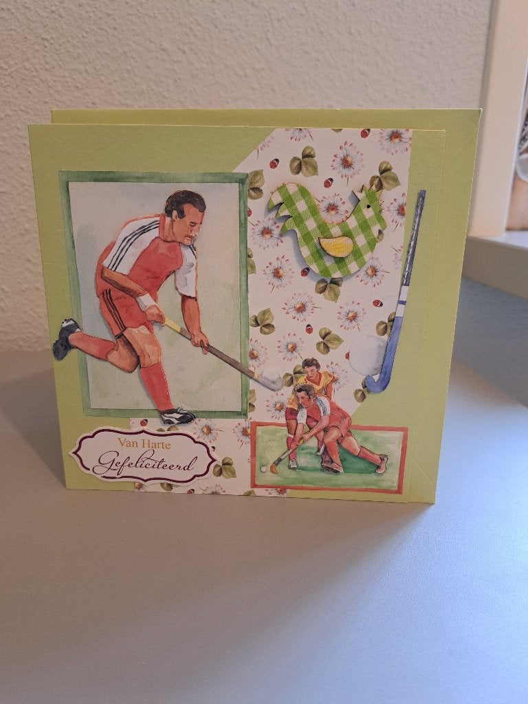 kaarten gefeliciteerd met envelop, Hobby en Vrije tijd, Kaarten | Zelfgemaakt, Ophalen of Verzenden, Nieuw, Man of Vrouw
