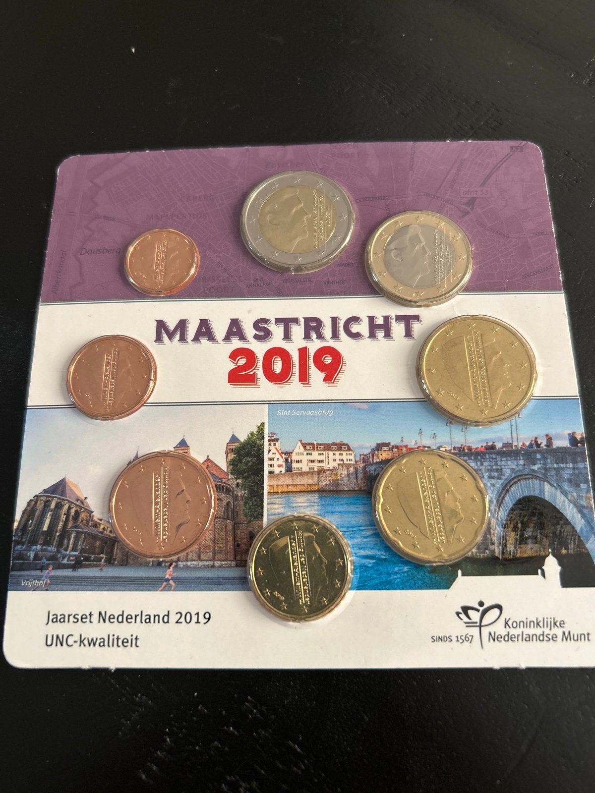 Jaarset Nederland 2019 Maastricht UNC-kwaliteit, Ophalen of Verzenden, Koningin Beatrix, Euro's, Setje
