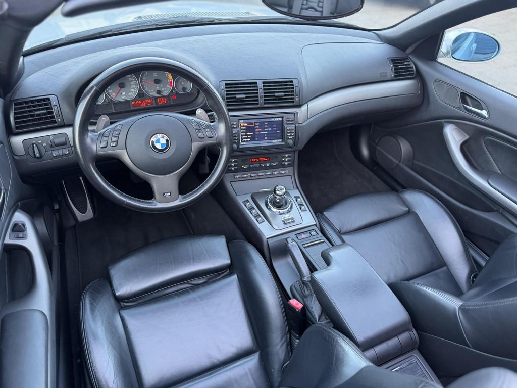 BMW 3-serie Cabrio M3 SMG 41136km!, Auto's, BMW, Achterwielaandrijving, Gebruikt, Zwart, Cabriolet