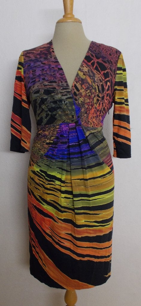 Fleurig print jurkje van Blacky Dress Berlin! L, Overige kleuren, Verzenden, Maat 42/44 (L), Zo goed als nieuw