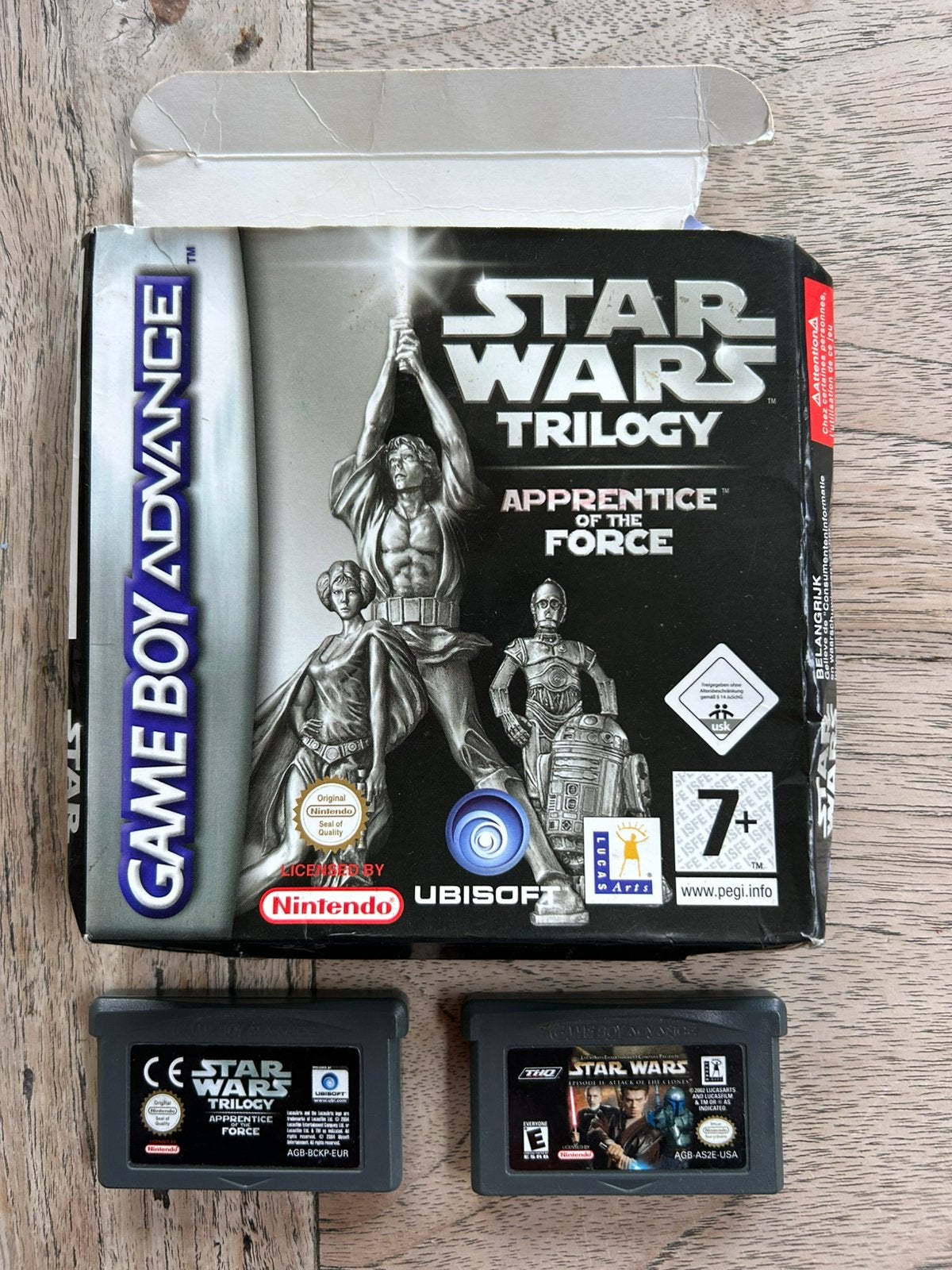 Gameboy advanced Star Wars GROTE GARAGESALE IN GOIRLE 6 SEPT, 1 speler, Ophalen, Zo goed als nieuw, Vanaf 3 jaar