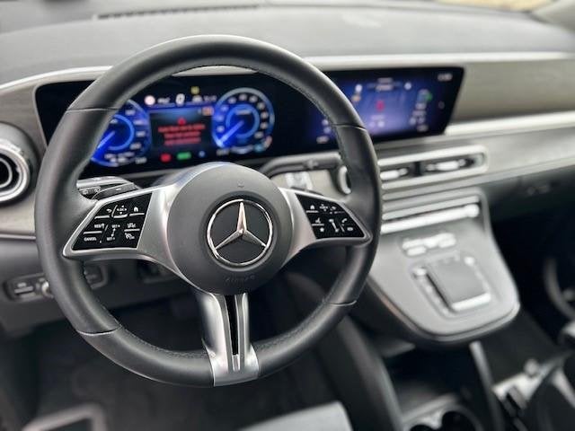 Mercedes-Benz EQV 300 L2 90 kWh | 7-pers | Stoelverwarming |, Auto's, Stof, Gebruikt, Blauw, 7 stoelen