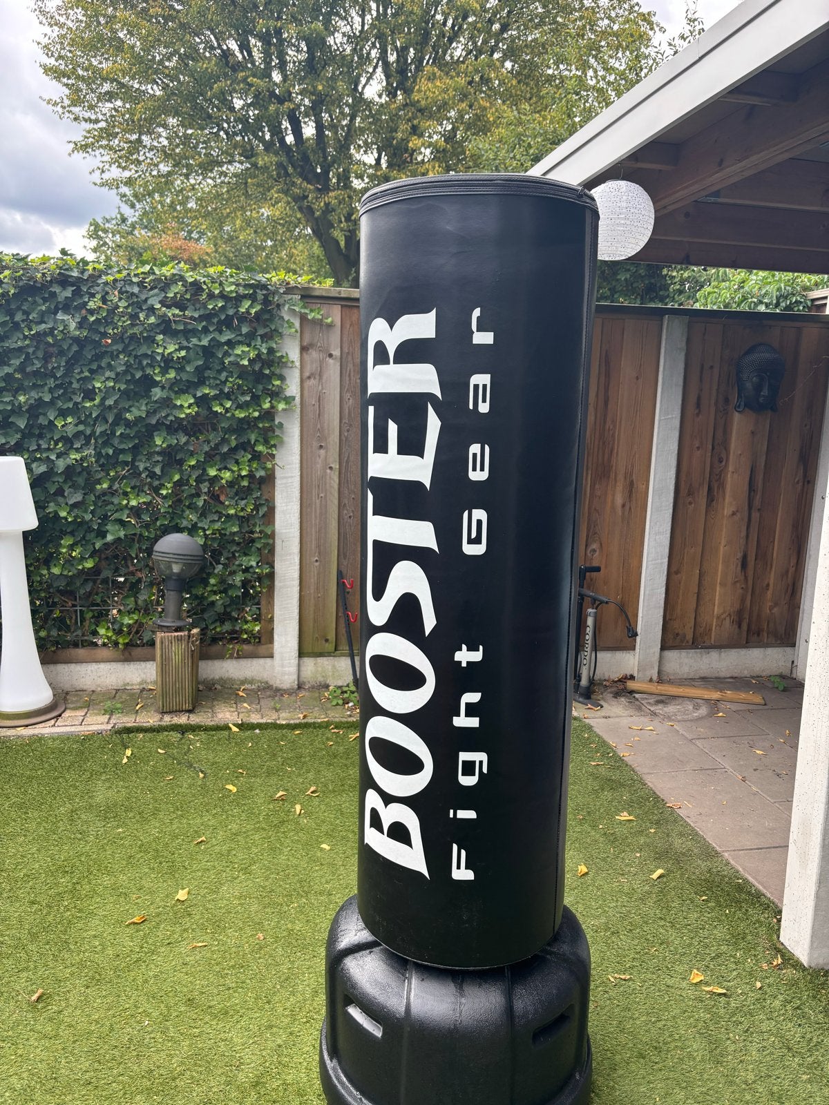 Booster Fight Gear staande bokszak, Sport en Fitness, Vechtsporten en Zelfverdediging, Ophalen, Zo goed als nieuw, Overige, Vechtsportmateriaal