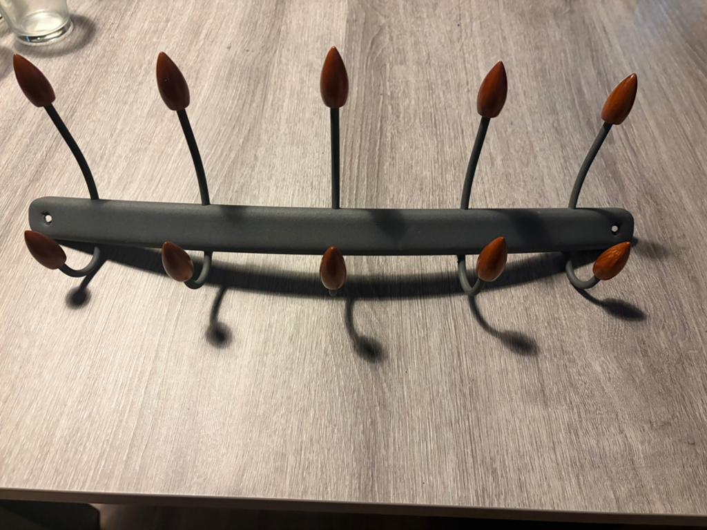Wand kapstok. 9 haals, Wandkapstok, Ophalen of Verzenden, Zo goed als nieuw, Minder dan 100 cm