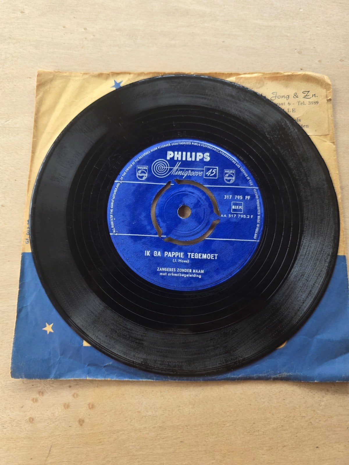 Zangeres Zonder Naam - vroeg of laat, Gebruikt, 7 inch, Single, Ophalen of Verzenden