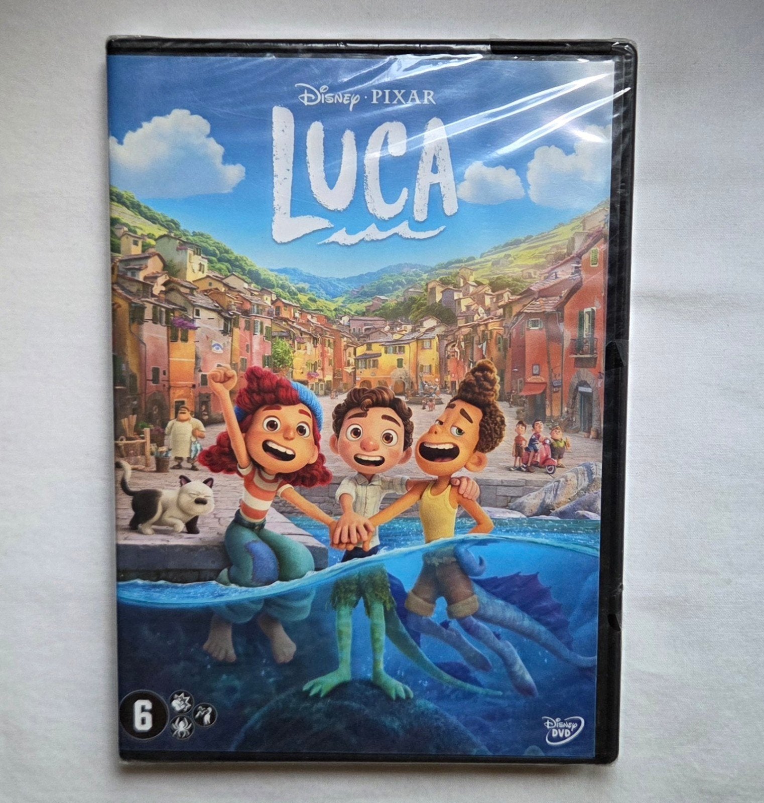 Walt Disney Pixar Luca Sealed Dvd Cartoon/Animatie, Alle leeftijden, Ophalen of Verzenden, Nieuw in verpakking, Europees