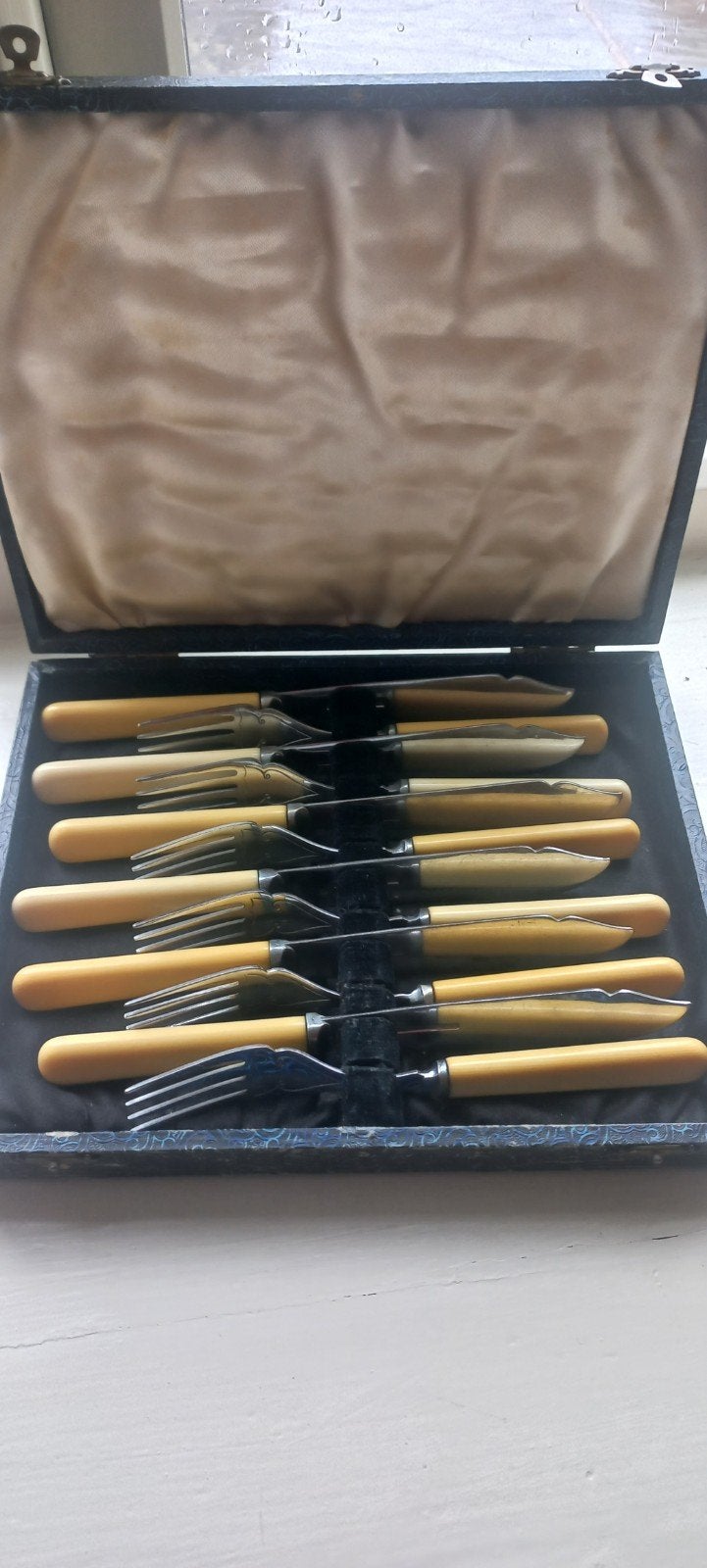 Visbestek 12 delig in Originele doos, Ophalen of Verzenden