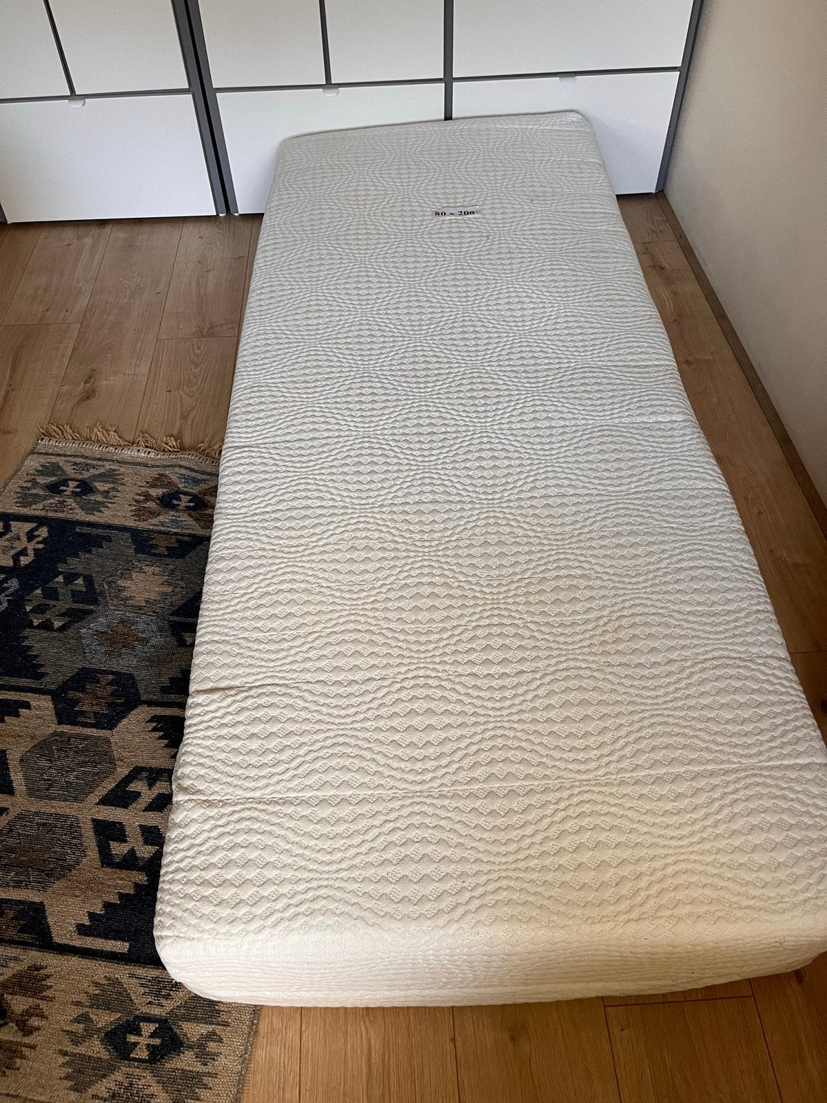 Eenpersoons matras 80x200 cm, medische kwaliteit, Ophalen, Gebruikt, Eenpersoons, 80 cm