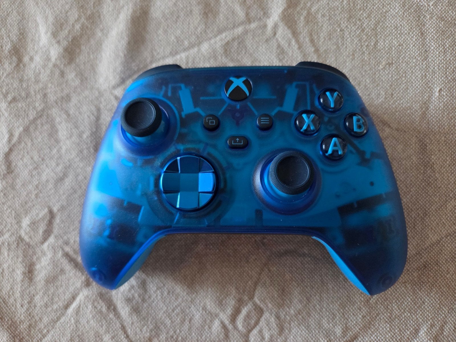Xbox One Controller - Special Edition Blue, Spelcomputers en Games, Ophalen of Verzenden, Zo goed als nieuw, Controller, Xbox One