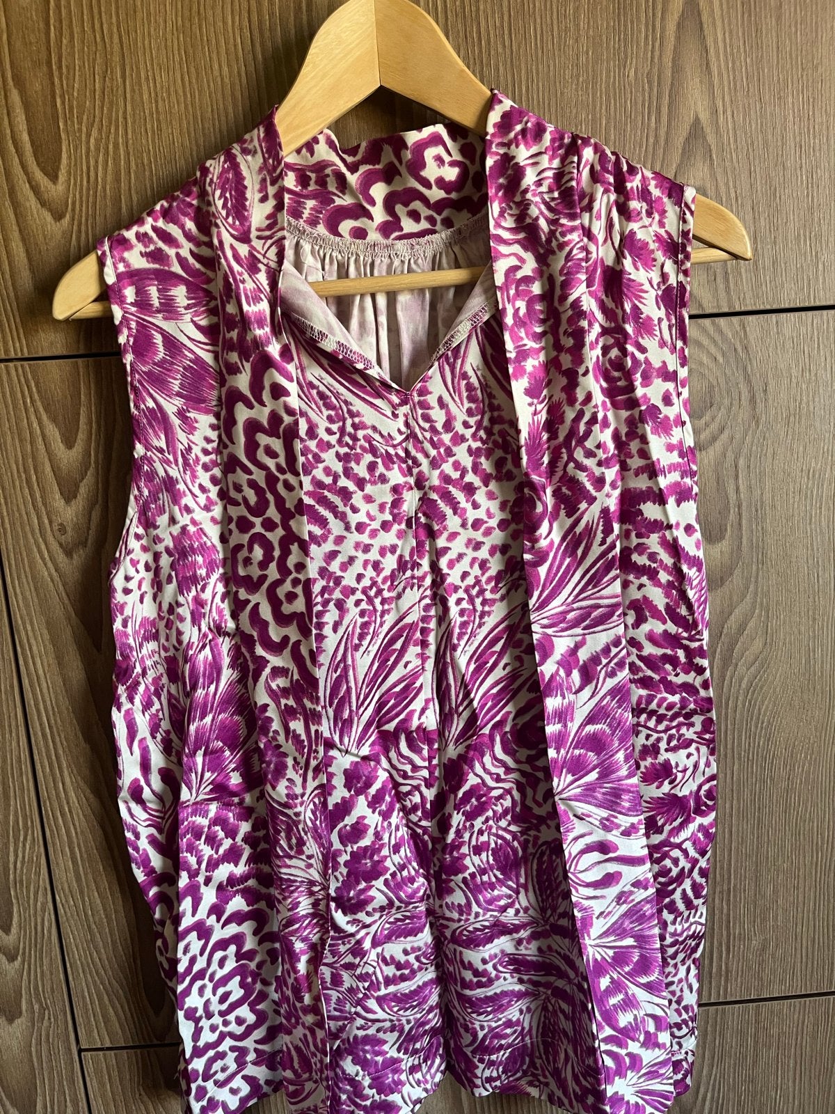 Studio Anneloes mouwloze top met print - Maat M, Kleding | Dames, Tops, Maat 38/40 (M), Paars, Ophalen of Verzenden, Zo goed als nieuw