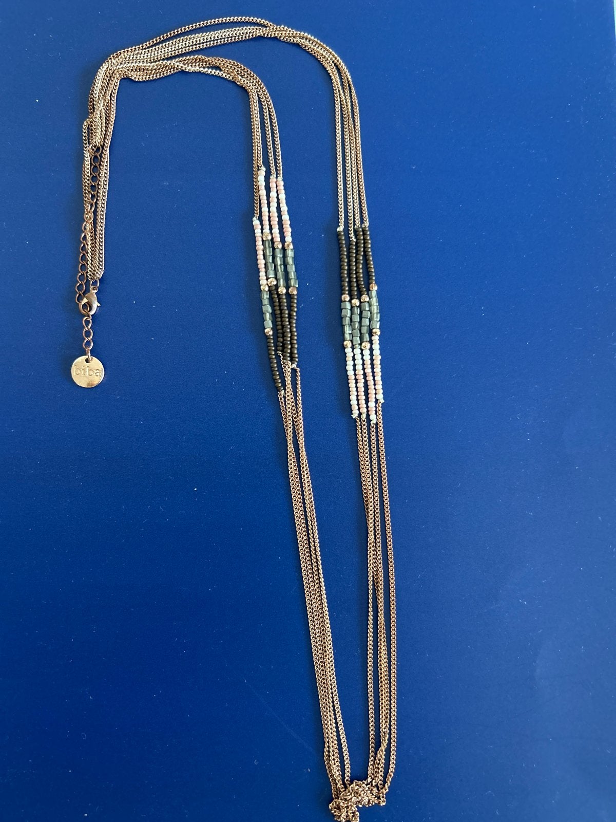 Biba Experience ketting met kralen en roségouden kettingen, Overige materialen, Verstelbaar, Overige kleuren, Ophalen of Verzenden