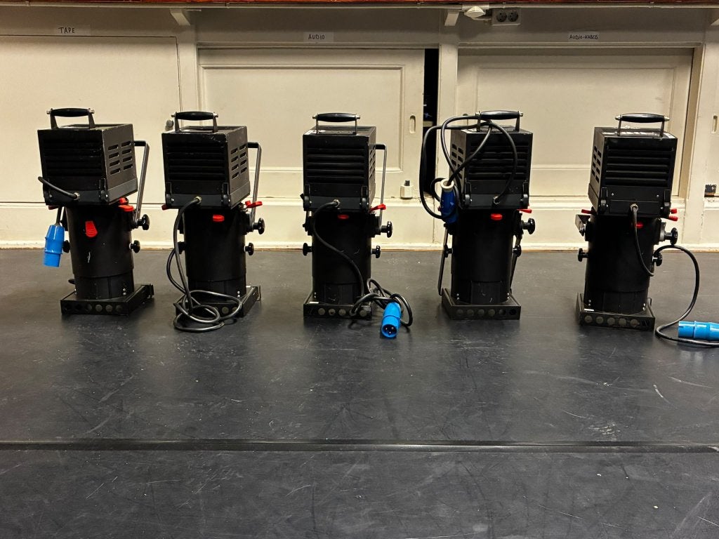 Professionele Theaterlampen/Spots (Niethammer, RVE, Strand), Ophalen, Gebruikt, Licht