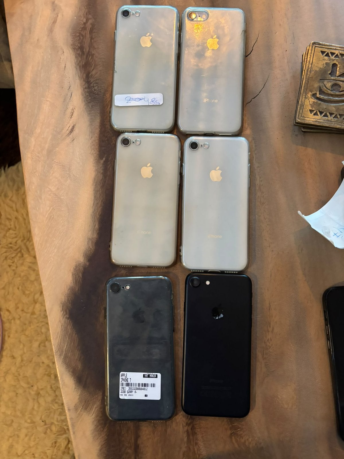 4 iphone 8 64 gb en 2 iphone 7 32gb, Zwart, Ophalen of Verzenden, Zo goed als nieuw, 64 GB