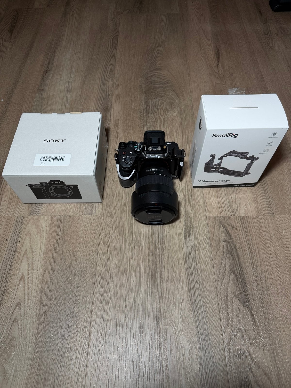 Sony Alpha A7V met FE 24-105mm F4 G OSS lens, Audio, Tv en Foto, Fotocamera's Digitaal, Beeldstabilisatie, Nieuw, 4 t/m 7 keer