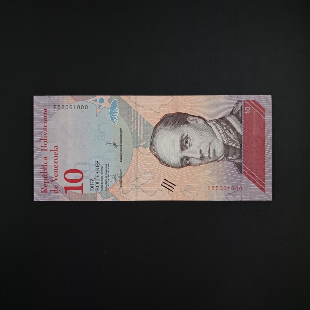 10 bolivar Venezuela #038, Verzenden, Zuid-Amerika, Los biljet