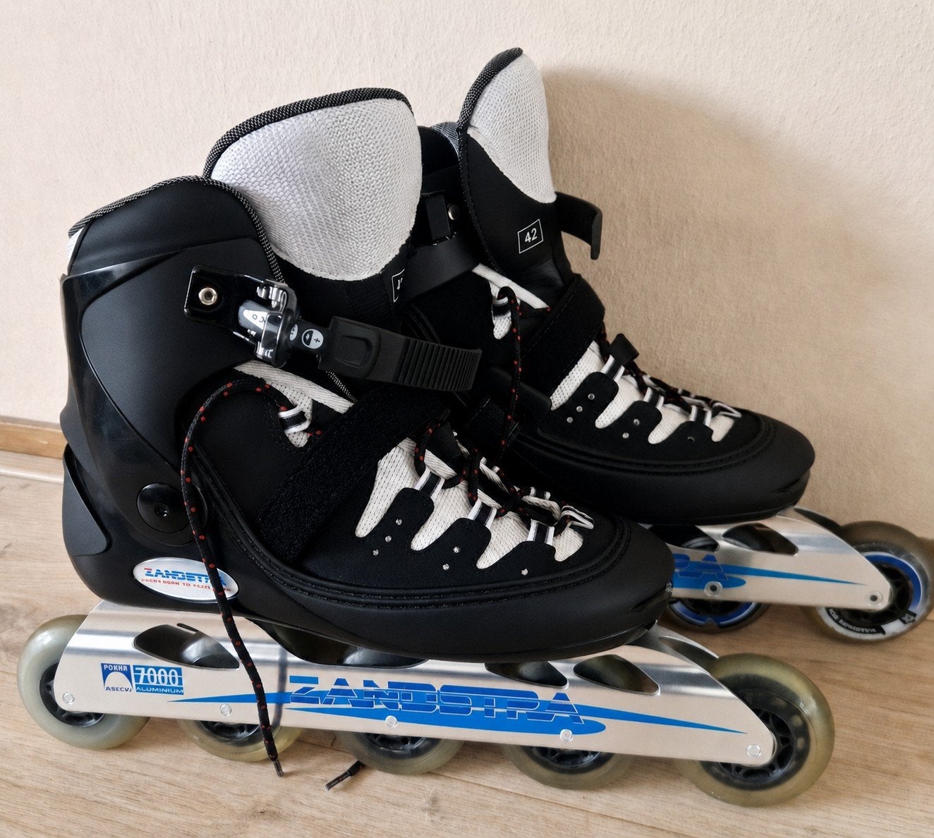 Zandstra skeelers /skates Power Arch 7000 42 /43 -NIEUWSTAAT, Ophalen of Verzenden, Zo goed als nieuw, Heren
