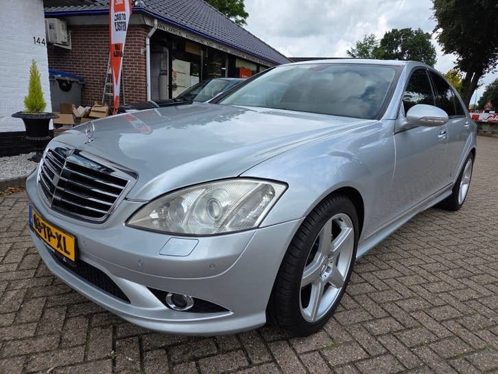 Mercedes-Benz S-Klasse 3.5 S350 AUT 2005 Grijs, Auto's, 1780 kg, Achterwielaandrijving, Leder, Bedrijf