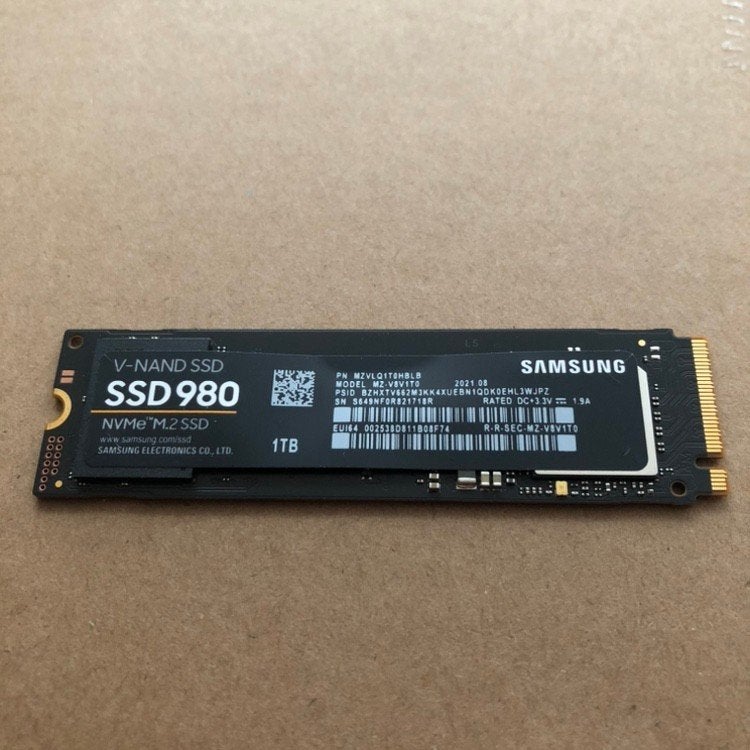 New Samsung 980 NVMe M.2 SSD 1TB 100% Health, Computers en Software, Harde schijven, Intern, SSD, Nieuw, Ophalen of Verzenden
