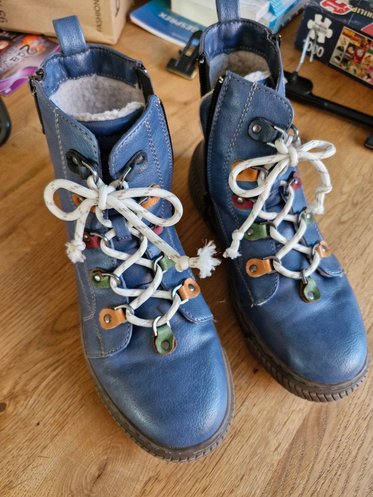 Mustang boots maat 37, zo goed als nieuw, Blauw, Lage of Enkellaarzen, Ophalen of Verzenden, Zo goed als nieuw