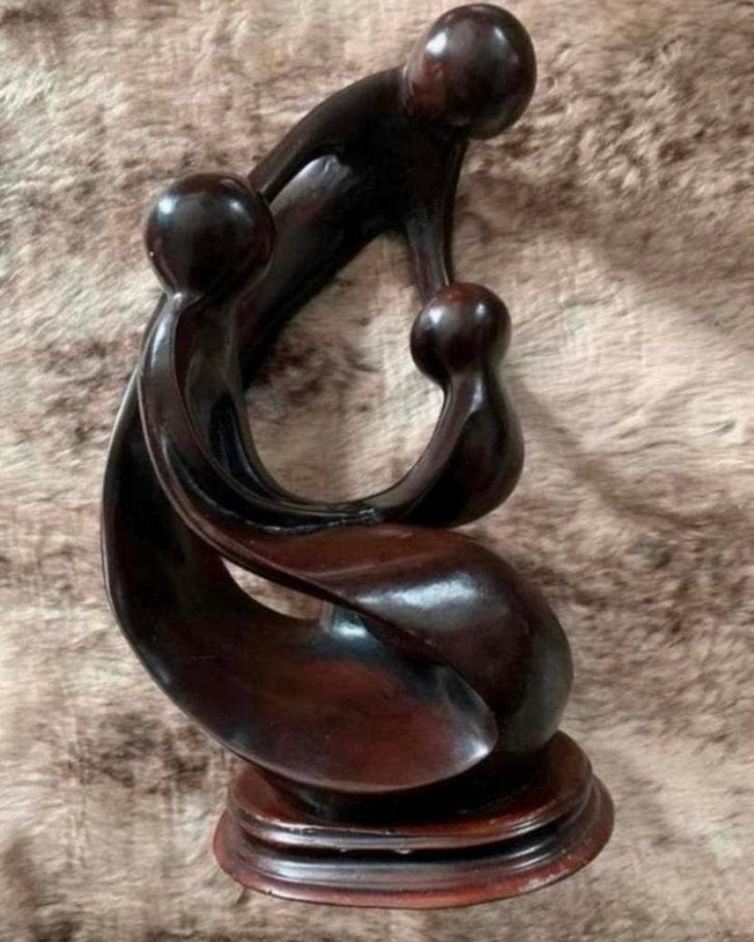 Familie beeldje, Antiek en Kunst, Kunst | Beelden en Houtsnijwerken, Ophalen of Verzenden
