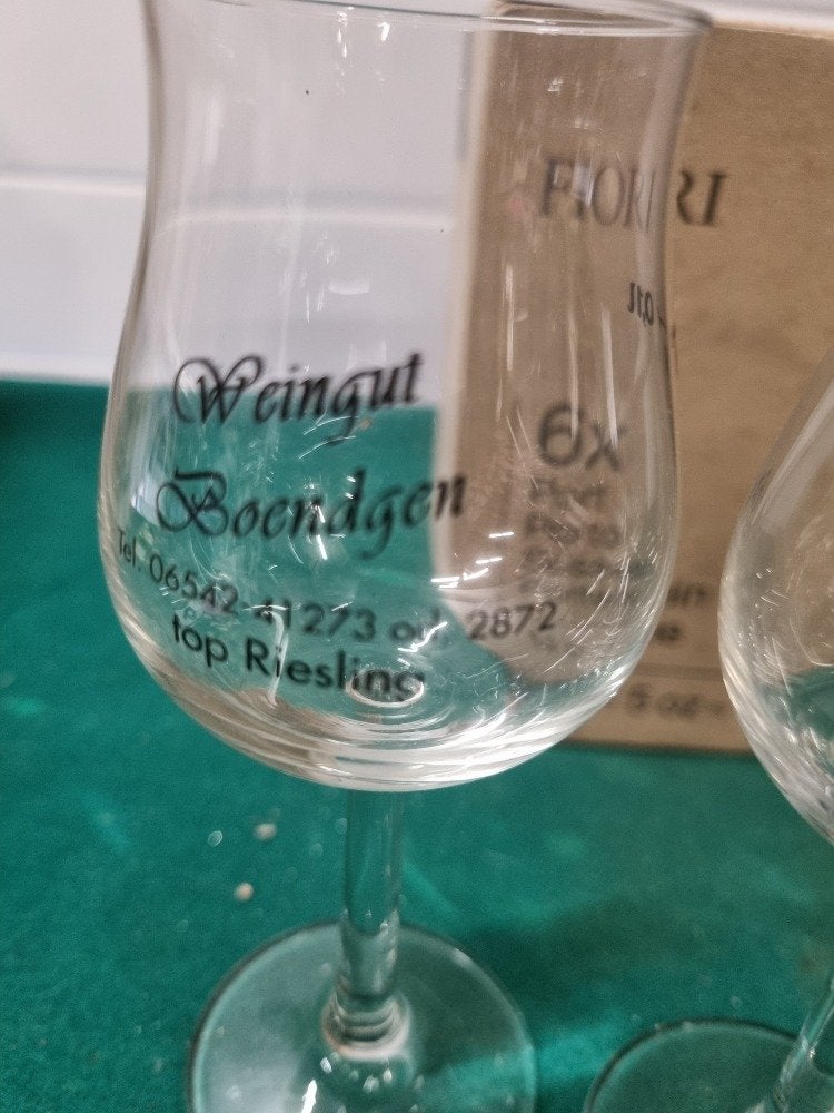 wijnglazen voor zoete wijn met tekst, Ophalen of Verzenden, 'T Olde Gre-j, Info@toldegrej.nl, Endepoelstraat 20f Didam