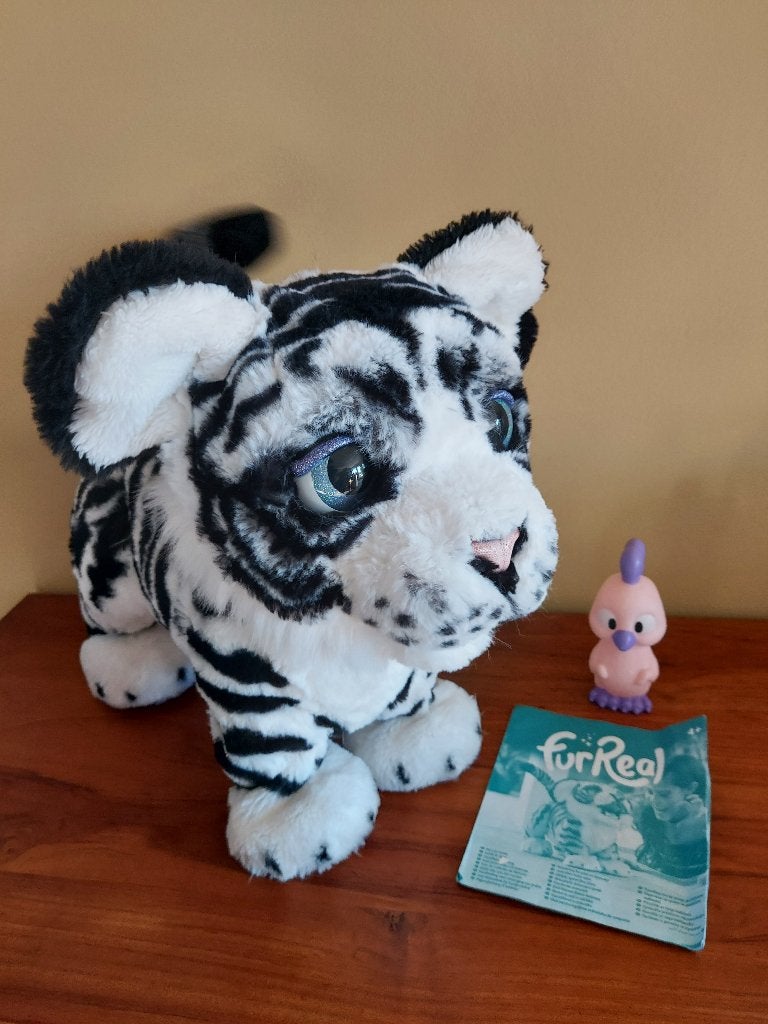 Exclusieve FurReal Friends Hasbro Roarin Ivory Tijger!, Ophalen, Nieuw, Elektronica, Met geluid