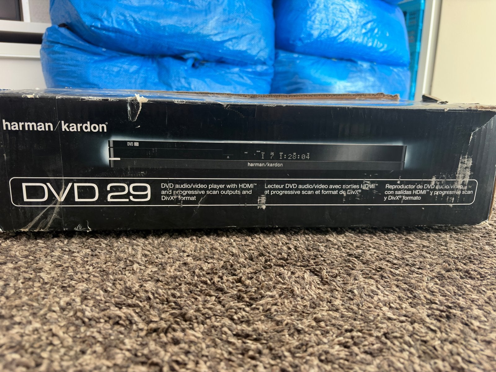 Harman/Kardon DVD 29 DVD-speler HDMI DivX, Ophalen of Verzenden, Gebruikt, Dvd-speler, Overige merken