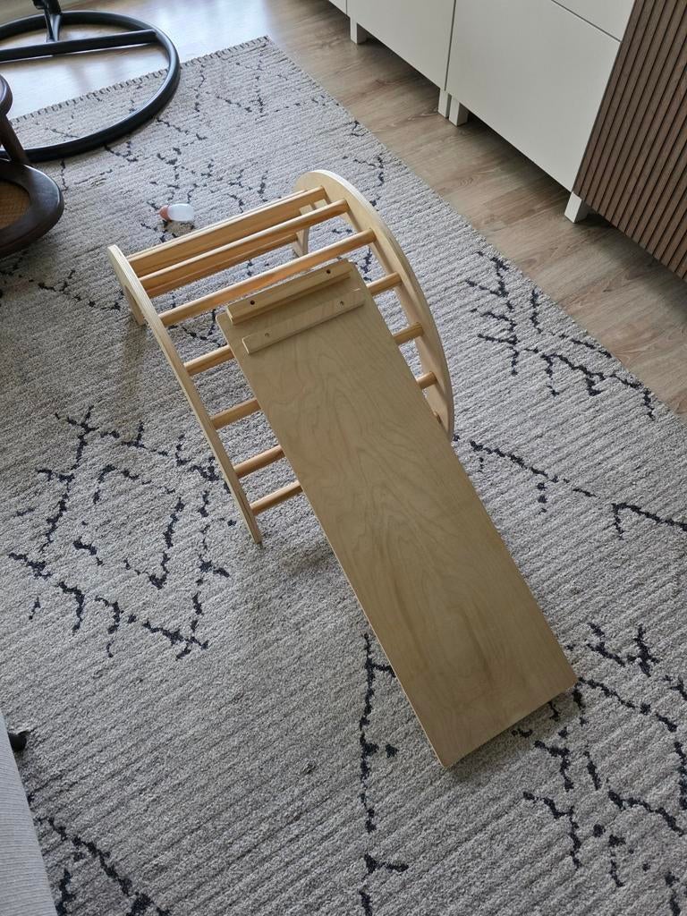 Houten klimboog met glijbaan, Kinderen en Baby's, Speelgoed | Houten speelgoed, Ophalen
