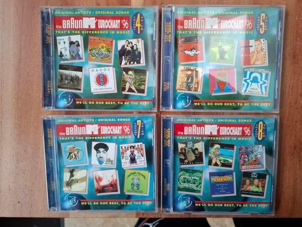 Braun MTV Eurochart cd's, Ophalen of Verzenden, Zo goed als nieuw, Pop