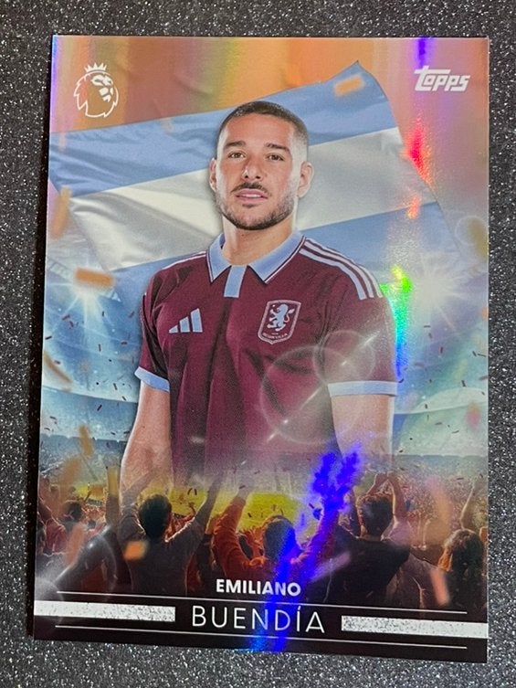 Topps Flagship Premier League 26/27 FLAG BUENDÍA ASTON VILLA, Verzenden, Zo goed als nieuw, Plaatje