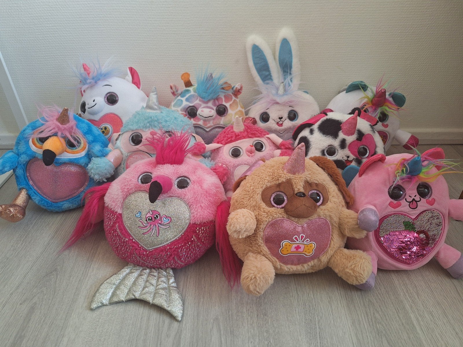 ZURU Rainbocorns surprise knuffels €1,50 per stuk, Ophalen, Zo goed als nieuw, Overige typen, Middelgroot (20 tot 80 cm)