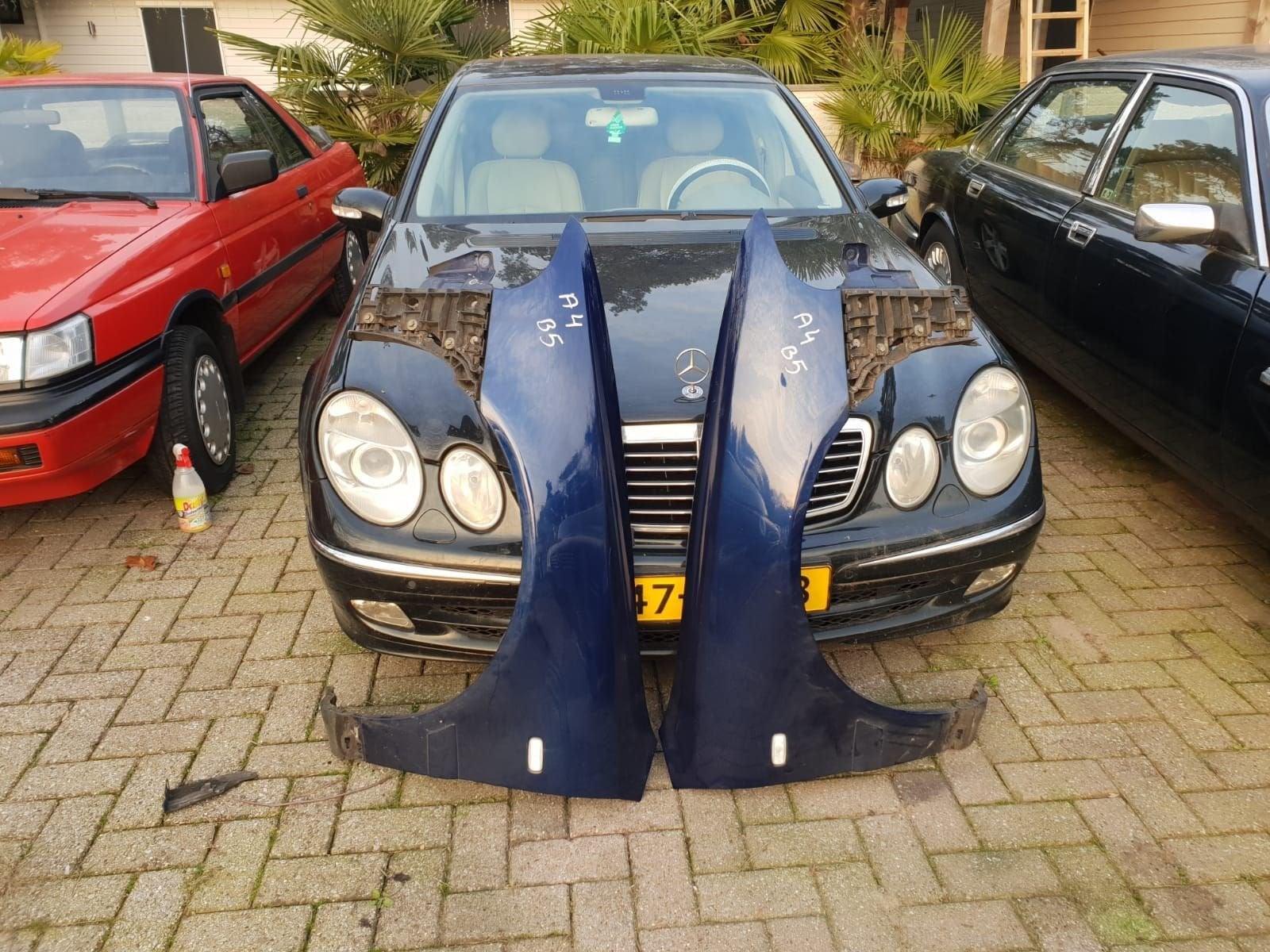 AUDI A4 B5 VOORSCHERMEN BJ 2001, Auto-onderdelen, Carrosserie en Plaatwerk, Spatbord, Gebruikt, Ophalen of Verzenden