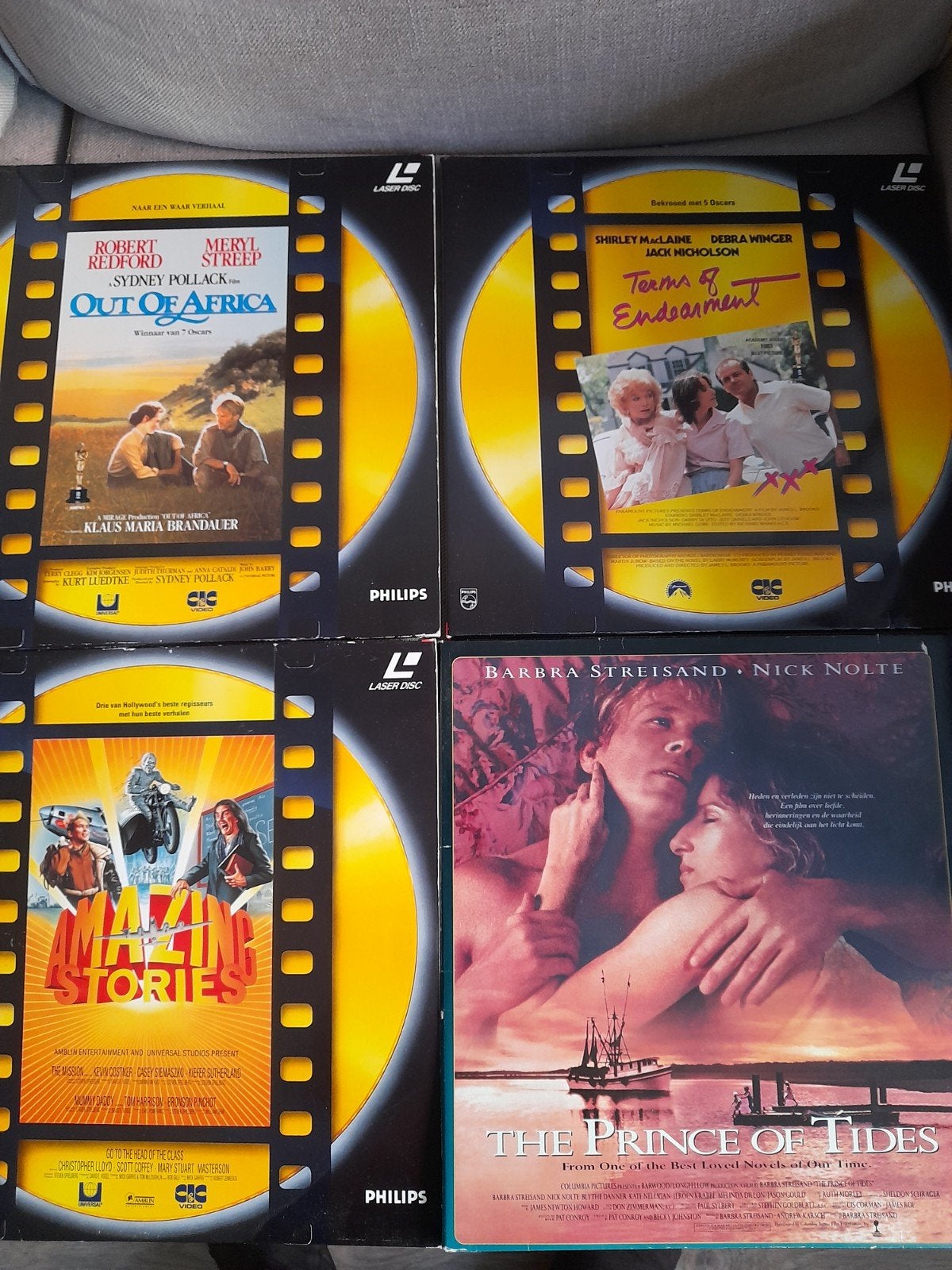 Tekoop 4x Laserdisc Films       PAL, Ophalen of Verzenden