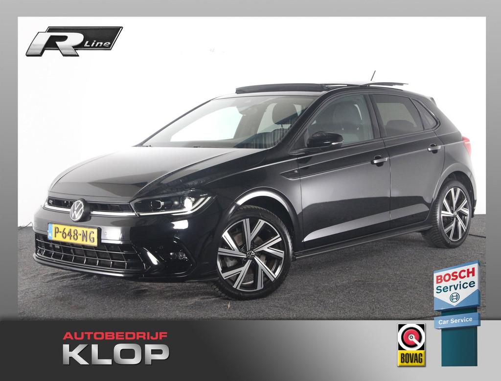 Volkswagen Polo 1.0 TSI R-line 2X | Org NL-auto | panoramada, Auto's, Stof, Gebruikt, Origineel Nederlands, Bedrijf