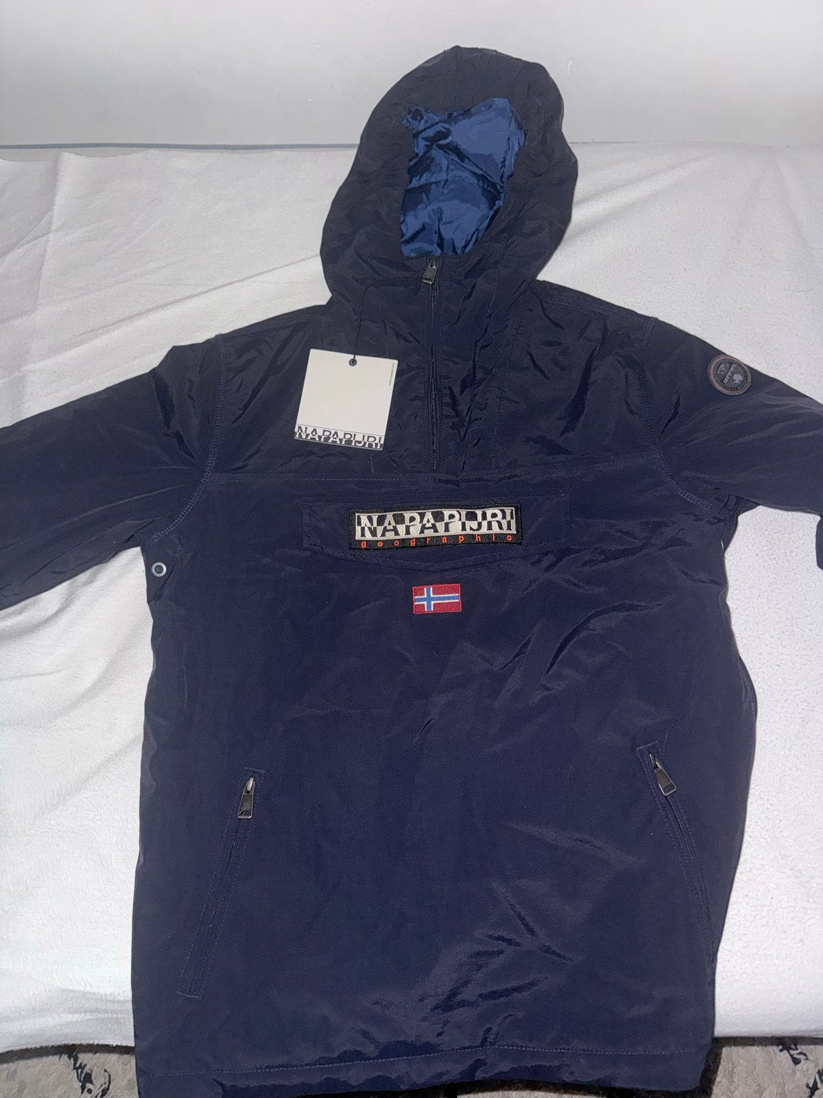 Napapijri Skidoo jas maat 170 (S), Ophalen of Verzenden, Nieuw, Maat 36 (S), Blauw
