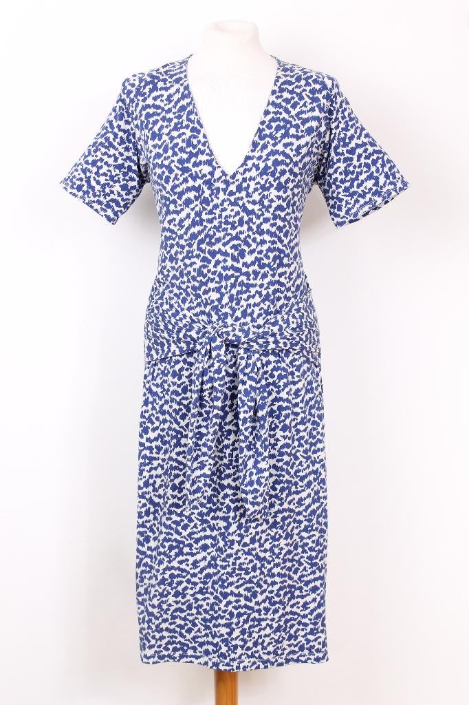 Zomer! Jurk Juffrouw Jansen maat 42 (XL), Blauw, Maat 42/44 (L), Ophalen of Verzenden, Zo goed als nieuw