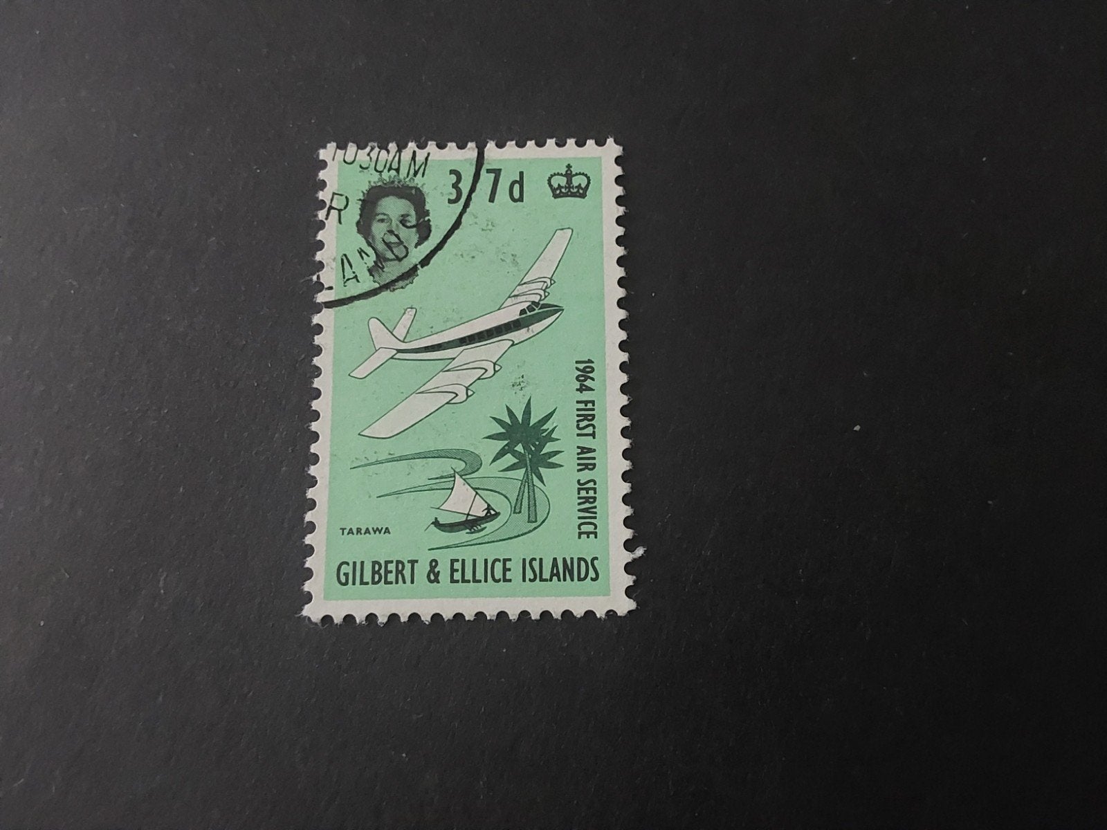 Gilbert & Ellice Eilanden, SG 84, Verzenden, Gestempeld