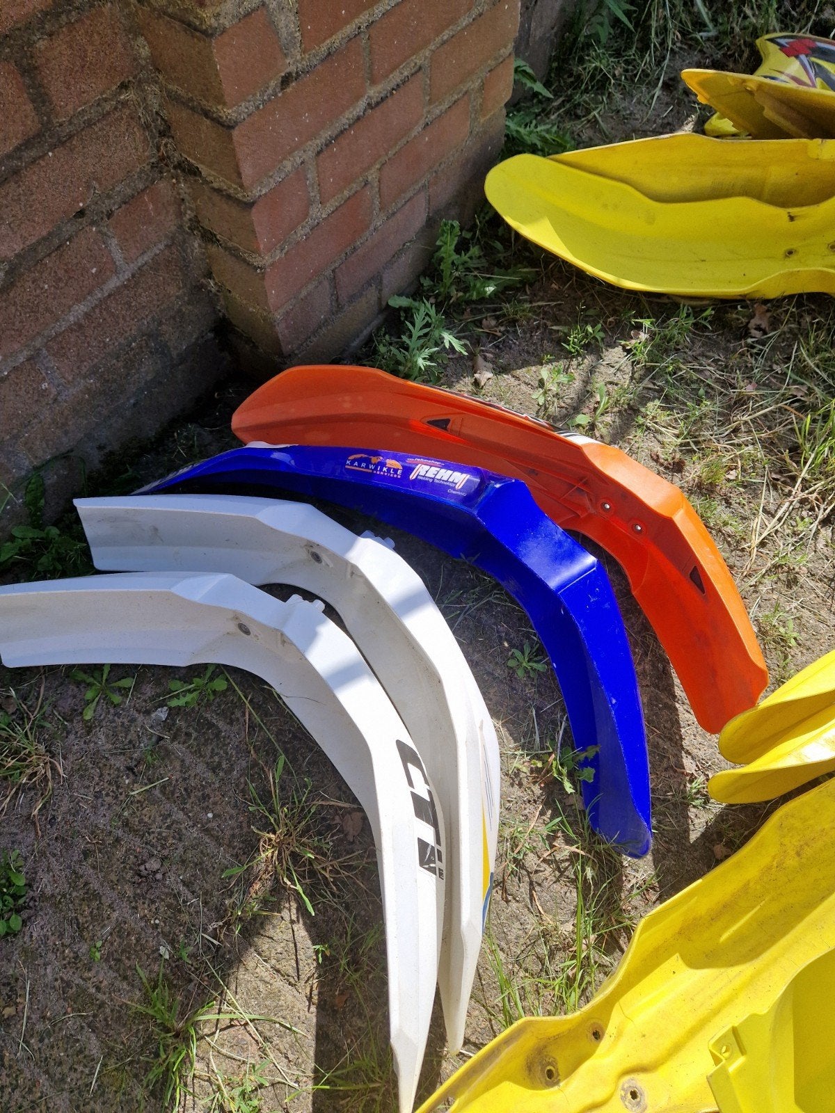 Diverse crossmotor kappen - Gebruikt met lichte schade, Motoren, Ophalen of Verzenden, Gebruikt