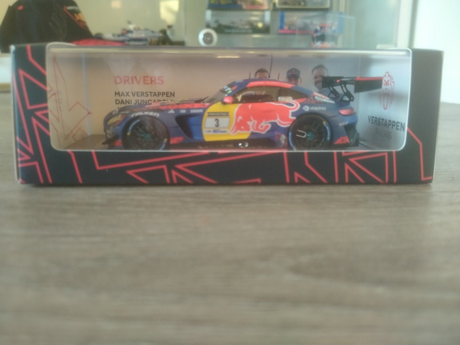 Gesigneerd Mercedes AMG Max Verstappen Nürburgring, Verzamelen, Ophalen of Verzenden, Nieuw, Auto's