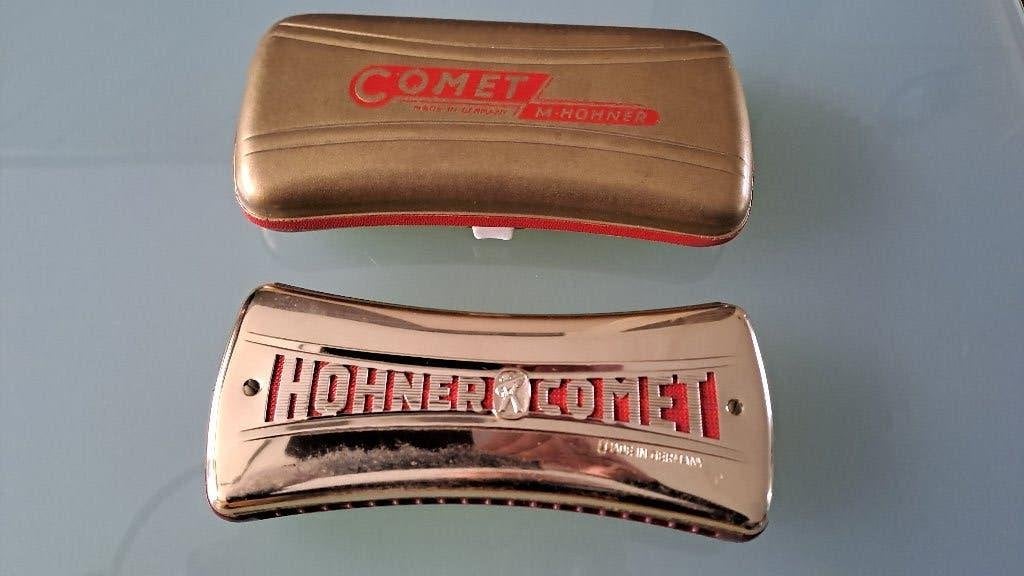 Hohner  comet mondharmonica  C en G, Ophalen of Verzenden, Gebruikt