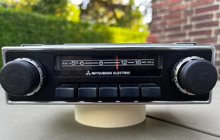 Mitsubishi AM Oldtimer Autoradio, Ophalen of Verzenden