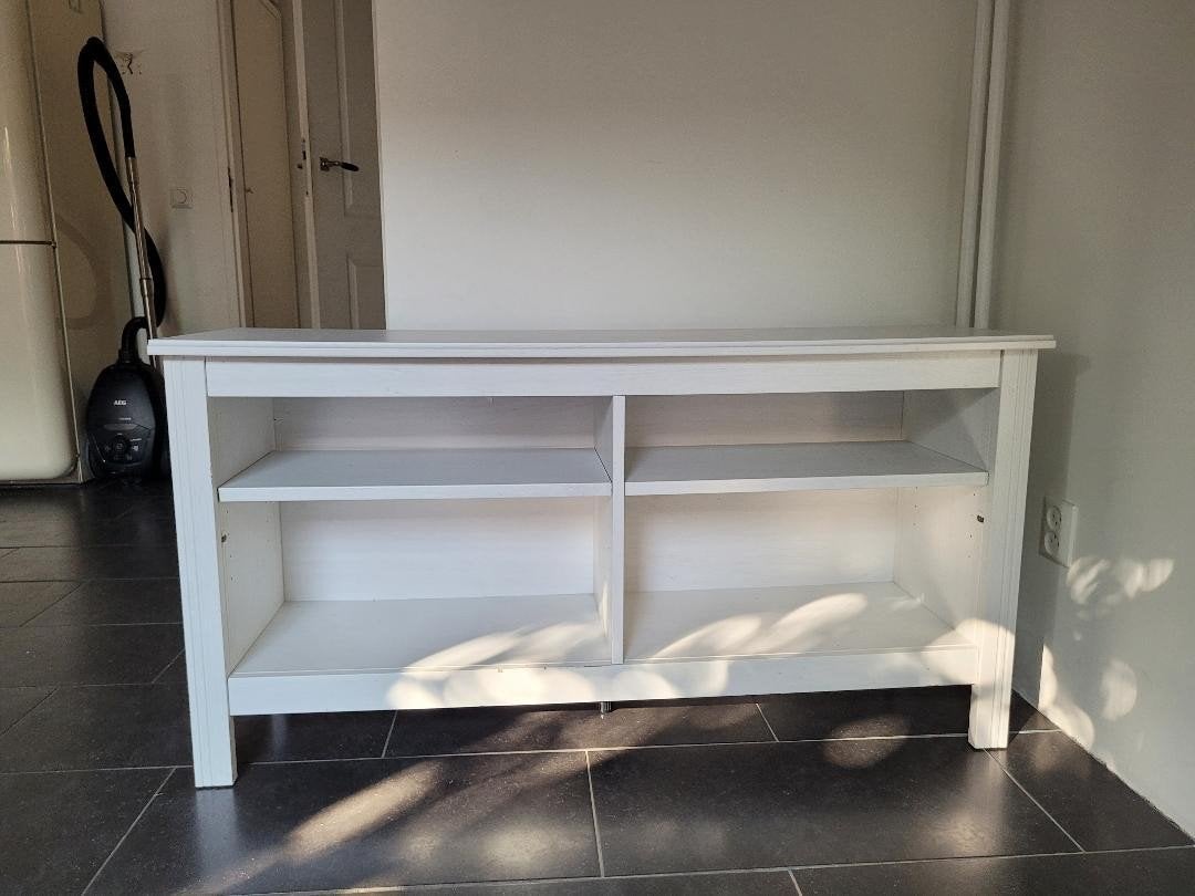 Wit tv-meubel - 120x36x62 cm, Ophalen, Gebruikt, 100 tot 150 cm, Minder dan 100 cm