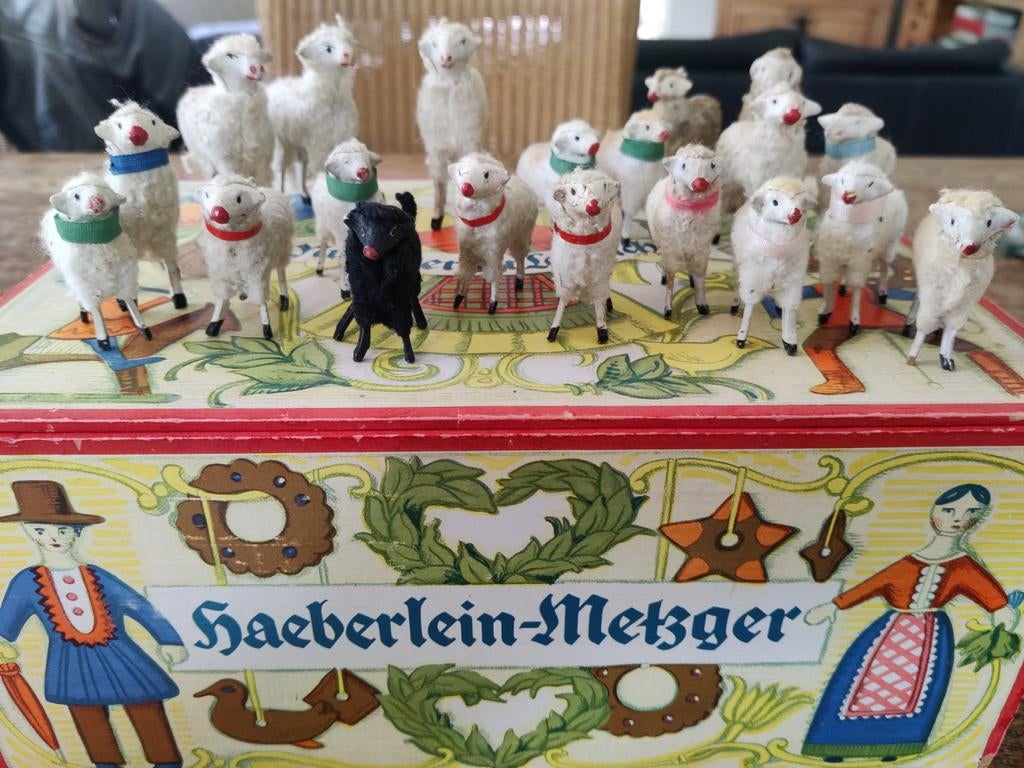 Oude schaapjes Erzgebirge, Ophalen of Verzenden