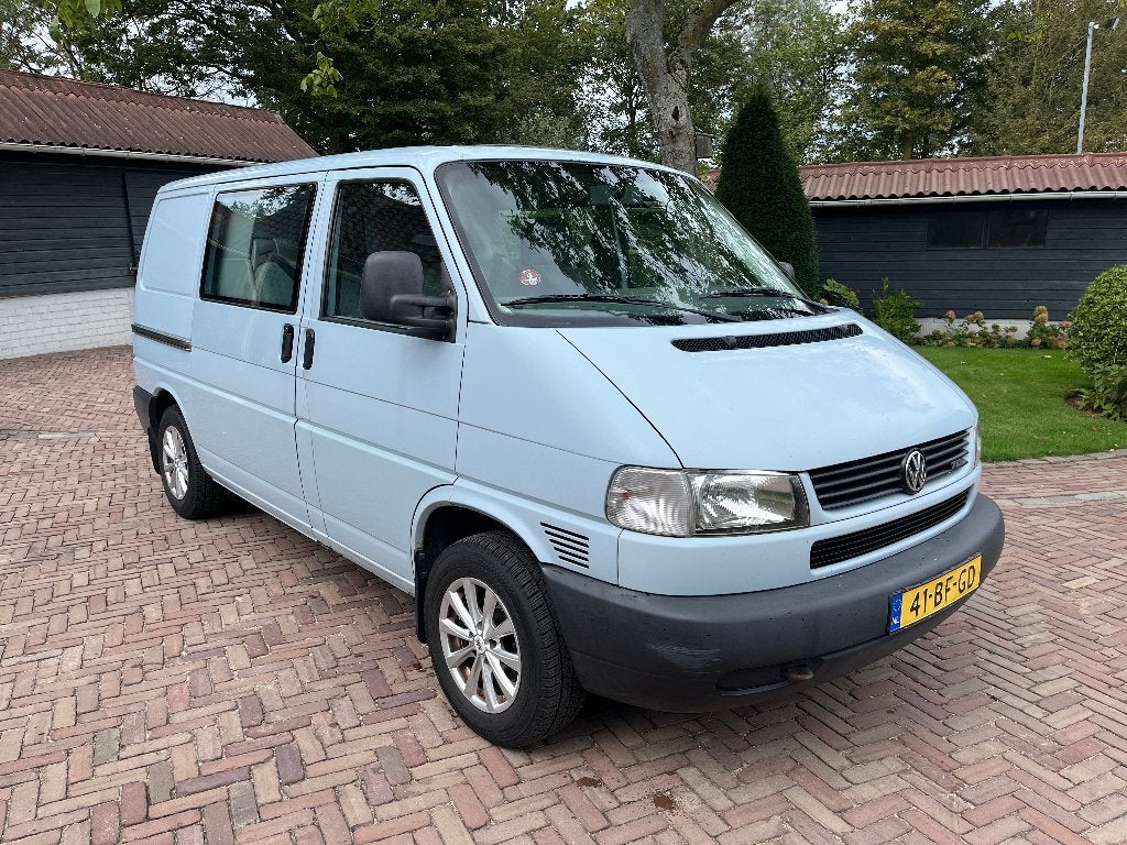 Volkswagen T4 2.5 TDI 1.0 75KW dubbele cabine 2002, Voorwielaandrijving, Stof, Grijs, Particulier