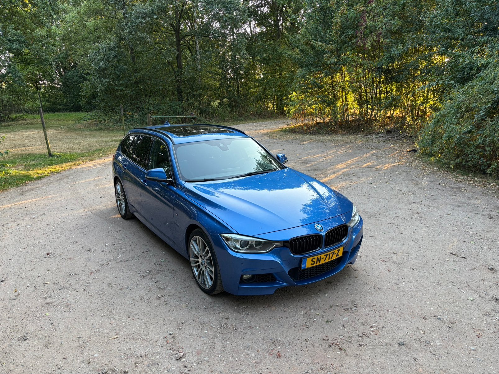 BMW 335D X-Drive Touring, Auto's, Automaat, 1800 kg, Zwart, Blauw