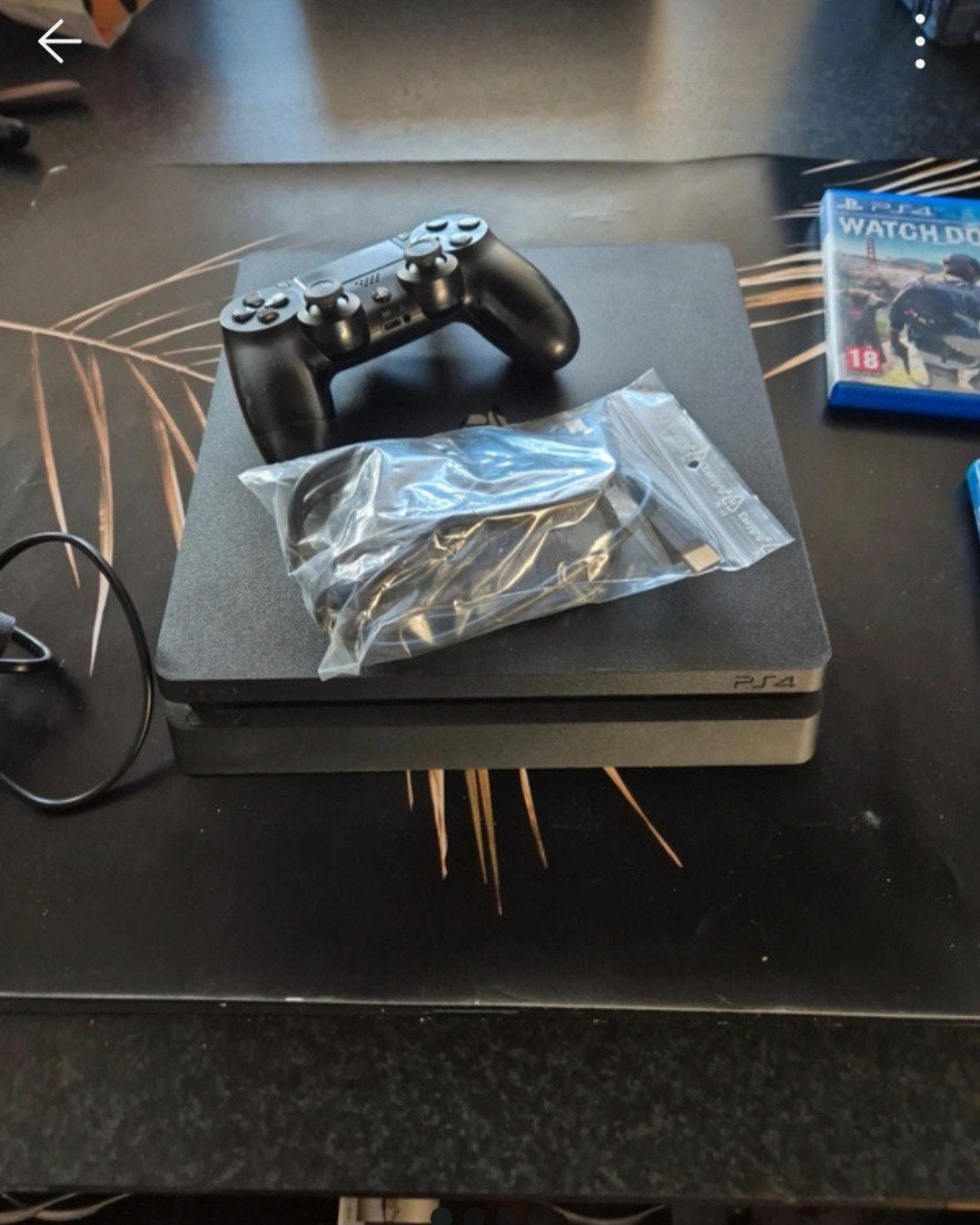 PlayStation 4 Slim 500GB met controller en 5 games, Ophalen of Verzenden, Met 1 controller, Slim, 500 GB