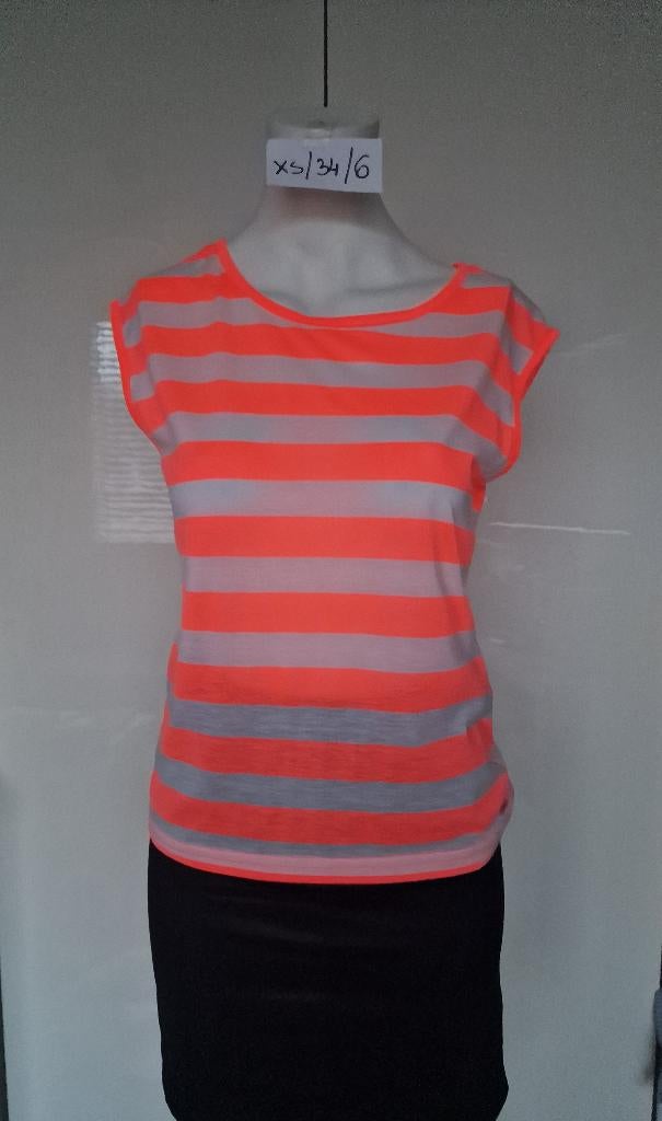 Fishbone shirt maat XS/34, Kleding | Dames, Fishbone, Oranje, Ophalen of Verzenden, Zo goed als nieuw